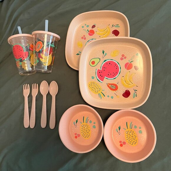 Members Mark Other - Members Mark Toddler Girl - Fruit - Plate Wear Set (10 pieces)